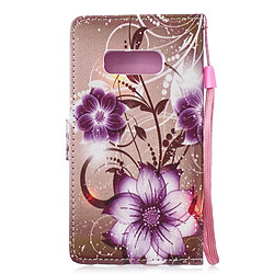 Wewoo étuis en cuir Coque Housse Étui à rabat horizontal avec motif Lotus pour Galaxy S10e, porte-cartes et