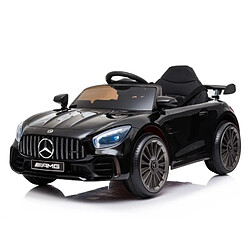 Voiture électrique 25W Mercedes GTR AMG 92x50x41 cm - avec télécommande parentale, option klaxon, phares fonctionnels et système