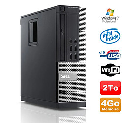 PC Dell Optiplex 990 SFF Intel G630 2.7GHz 4Go Disque 2000Go DVD Wifi W7 - Occasion