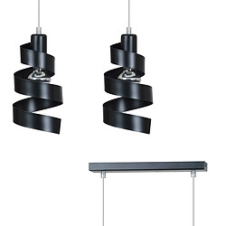 EPIKASA Suspension Saga, Noir, Acier, 40x100x14 cm