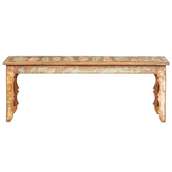 ComfortXL Table Basse 110x50x40 Cm Bois De Récupération Solide