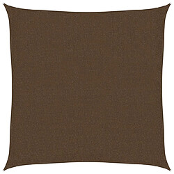 vidaXL Voile d'ombrage 160 g/m² Marron 2,5x2,5 m PEHD