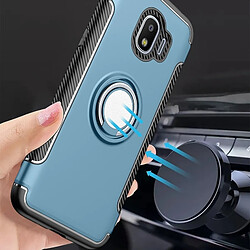 Wewoo Coque Étui de protection magnétique à 360 degrés avec anneau de rotation pour Galaxy J2 Pro 2018 gris pas cher