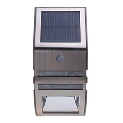 Justgreenbox Lumière à énergie solaire avec capteur PIR à panneau solaire polycristallin à 2 LED SMD respectueux de l'environnement - T6112211964447