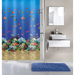 Kleine Wolke Rideau de douche Malediven 180x200 cm Multicolore