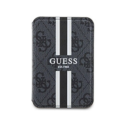 Guess Maroquinerie Guess Porte-cartes avec Fixation Magnétique Stripes Magsafe Noir