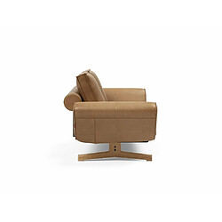 Avis Inside 75 Canapé design GHIA WOOD convertible lit 210*80 cm tissu Faunal marron