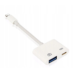 GUPBOO Adaptateur de caméra OTG Lightning vers USB 3,JL2876