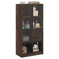 Acheter vidaXL Buffet haut avec portes chêne marron bois d'ingénierie