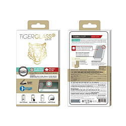 Tiger Verre Trempé pour Samsung Galaxy S23/S22 Confidentiel Ultra-résistant Noir transparent