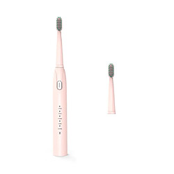 Universal Brosse à dents électrique S802 Brosse à dents acoustique à ultrasons IPX7 imperméable rechargeable 5 modes Brosse à dents acoustique automatique 2 têtes de brosse |