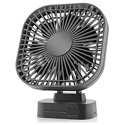 Mini Ventilateur USB Rechargeable de Bureau avec Minuterie Ventilateur Silencieux Portable Pliable à 3 Vitesses et 7 Feuilles pour le Camping en Plein Air au Bureau