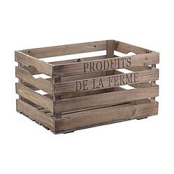 Aubry Gaspard Caisse en bois Produits de la ferme.