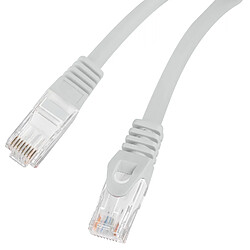 Lanberg Câble réseau Ethernet UTP gris Cat.6 de 0,5 m PCU6-10CU-0050-S