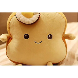 Universal 45 cm simulation de pain grillé kawaii Coussin de pain en tranches oreiller doux en peluche | oreillers en peluche