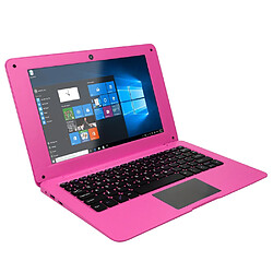 Ordinateur PC Ultraportable 10,1'' Windows 10 Intel Celeron RAM 3 Go ROM 32 Go Rose YONIS