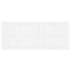 Avis vidaXL Tête de lit murale Blanc 147x3x60 cm Bois massif de pin