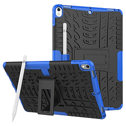 Wewoo Coque antichoc TPU + PC pour iPad Air 2019 / Pro 10,5 pouces avec support et fente stylo Bleu