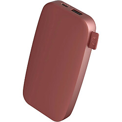 SANAG Powerbank 12000 Mah - Usb-C In & Out - Batterie Externe - Chargement Rapide - 6 Fonctions De Sécurité - Design Compact (Safari Red)