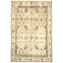 Vidal Tapis de laine 278x188 vert Vintage Royal