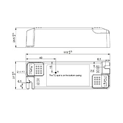 Acheter Ledkia Driver LIFUD 220-240V No Flicker Sortie 33-40V 1000mA 40W LF-GIF040YA II 1000H 40 W