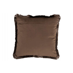 Dansmamaison Coussin Alpha Carre Polyester Marron