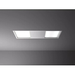 Falmec Hotte de plafond Skema 120cm blanc, sans moteur, Verre trempé