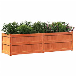 Acheter Maison Chic Jardinière,Bac à fleurs - pot de fleur cire marron 180x50x50 cm bois de pin massif -GKD89925