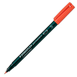 Marqueur permanent Staedtler Lumocolor 313-2 S Rouge 0,4 mm (10 Unités)