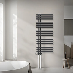 LuxeBath Radiateur sèche-serviette - Anthracite 50x120 cm