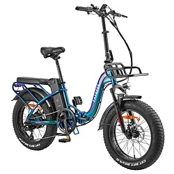 Avis Vélo électrique Fafrees F20 Max, gros pneu 20 x 4,0 pouces, moteur sans balais 500 W, batterie 48 V 22,5 Ah – Vert Aurora