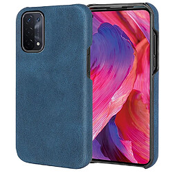 Coque en TPU + PU anti-griffes, bleu pour votre Oppo A54 5G/A93 5G/A74 5G