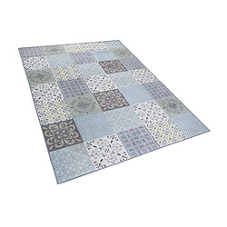 Beliani Tapis 160 x 230 cm motif mosaïque INKAYA