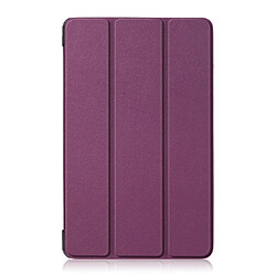 Etui en PU triple pli avec support violet pour votre Huawei MediaPad M5 Lite 8