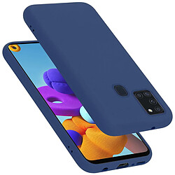 Cadorabo Coque Samsung Galaxy A21s Etui en Bleu