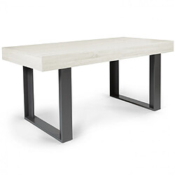 Idmarket MARKET Table à manger PHOENIX 160 cm bois gris