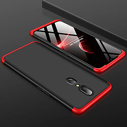 Wewoo Coque Rigide Étui pour PC à couverture intégrale à trois étages OPPO A9 noir rouge