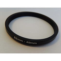 vhbw bague adaptation filtre Step DOWN 52mm-49mm noir pour appareil photo Agfa, Agfaphoto, Canon, Casio, Fujifilm, Kodak, Minolta, Nikon, Olympus