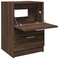 Acheter vidaXL Meuble d'évier chêne marron 40x37x59 cm bois d'ingénierie