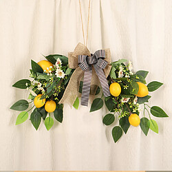 Avis Les Citrons artificielle Guirlande Porte Butin Guirlande Ornement de Mariage Arc Fleurs Salon Décoration