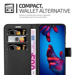 Cadorabo Coque Huawei P20 Etui en Noir pas cher