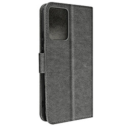 Avizar Étui pour Xiaomi Redmi Note 12 4G clapet porte-carte support vidéo Gris