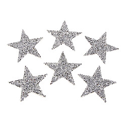 6Pcs Star Design Iron Sur Les Patchs Pour Vêtements T-Shirt DIY Badges Applique pas cher