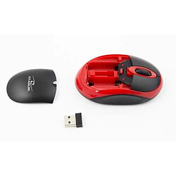 Esperanza Souris sans fil Titanum Vulture 3D TM116R (Noir/Rouge)