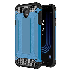 Wewoo Coque Pour Galaxy J7 Pro TPU + PC Combination Bleu