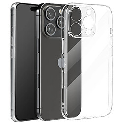 Avizar Coque pour iPhone 16 Pro Max Bloc Caméra Protégé Anti-humidité Transparent