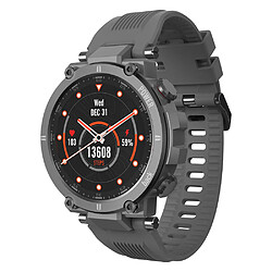 Chrono Raptor Smartwatch, Sport Smart Watch avec boîtier ultra-léger et robuste, 30 jours d'autonomie, IP68 étanche, 20 modes sportifs Outdoor Activity Tracker pour hommes Android iOS(gris)