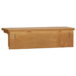 Acheter Decoshop26 Porte-manteau mural 60x16x16 cm en bois de chêne massif DEC024238