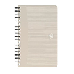 Carnet spirale Oxford My Rec'up recyclé 9 x 14 cm - 5 x 5 - 180 pages - Lot de 5