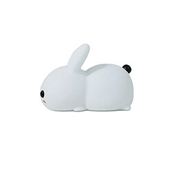 Universal Lapin LED nuit silicone animaux dessin animé lumière réglable USB charge enfant enfant bébé cadeau chevet chambre à coucher | Veilleuse LED